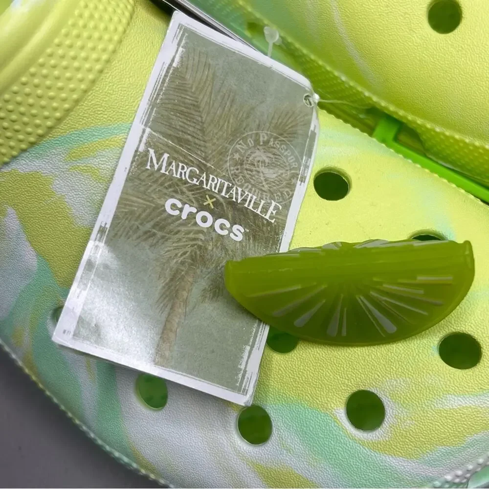 Crocs Classic Limited Edition Margaritaville Lime Zest Clog Shoe Men Size 13 NWT